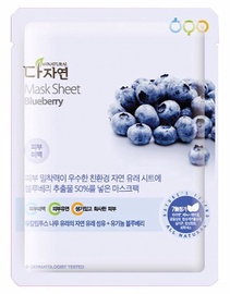 Маска для лица All Natural Sheet Mask Blueberry, 25 мл, для женщин