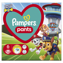 Подгузники Pampers Pants Paw Patrol, 6 размер, 14 - 19 кг, 60 шт.