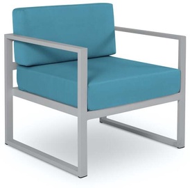 Садовый стул Calme Jardin Nicea, синий/серый, 65 см x 70 см x 76 см