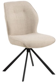 Ēdamistabas krēsls Aura Aura, matēts, bēša, 61.5 cm x 51 cm x 88.5 cm