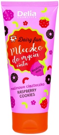 Dušas piens Delia Cosmetics Dairy Fun Raspberry Cookie, 200 ml