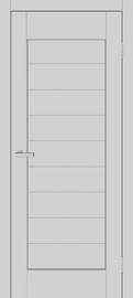 Полотно межкомнатной двери BIT, универсальная, серый, 200 x 60 x 4 см