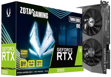 Videokarte Zotac GeForce RTX 3050 Twin Edge OC ZT-A30500H-10M, 8 GB, GDDR6