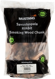 Ароматические опилки Mustang Smoking Chuncks, яблоня 324284, 8 л, коричневый