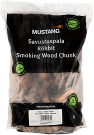 Ароматические опилки Mustang Smoking Chuncks 324284, яблоня, 8 л, коричневый