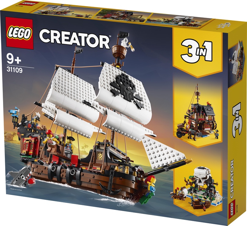 Konstruktors LEGO® Creator Pirātu kuģis 31109