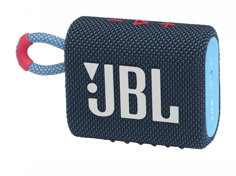 Belaidė kolonėlė JBL GO 3, tamsiai mėlyna, 4 W