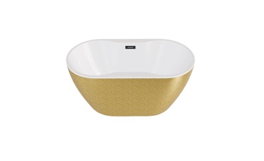 Vann, teisaldatav Besco Navia Glam, 150 cm x 80 cm x 60 cm, ovaalne