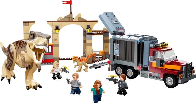 Konstruktor LEGO Jurassic World Dinosauruste T. rex ja Atrociraptor põgenemine 76948