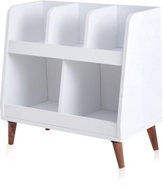Plaukts Kalune Design Tuvalle 054, balta, 70 cm x 35 cm x 70 cm
