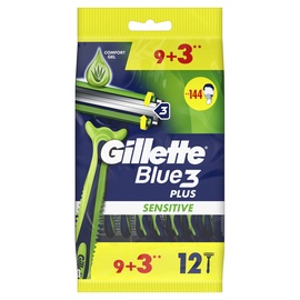 Skuveklis Gillette Blue 3 Sensitive, 12 gab