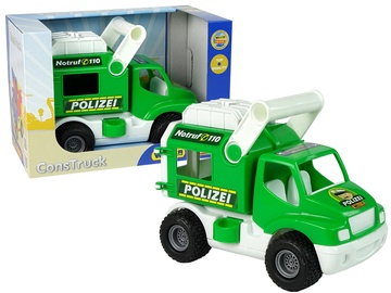 Bērnu rotaļu mašīnīte Wader-Polesie ConsTruck Polizei 9920, zaļa