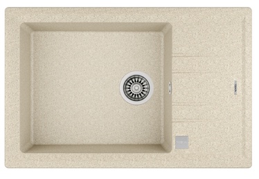 Кухонная раковина Teka Maestro Stone 60S TG, тегранит, 780 мм x 510 мм x 200 мм