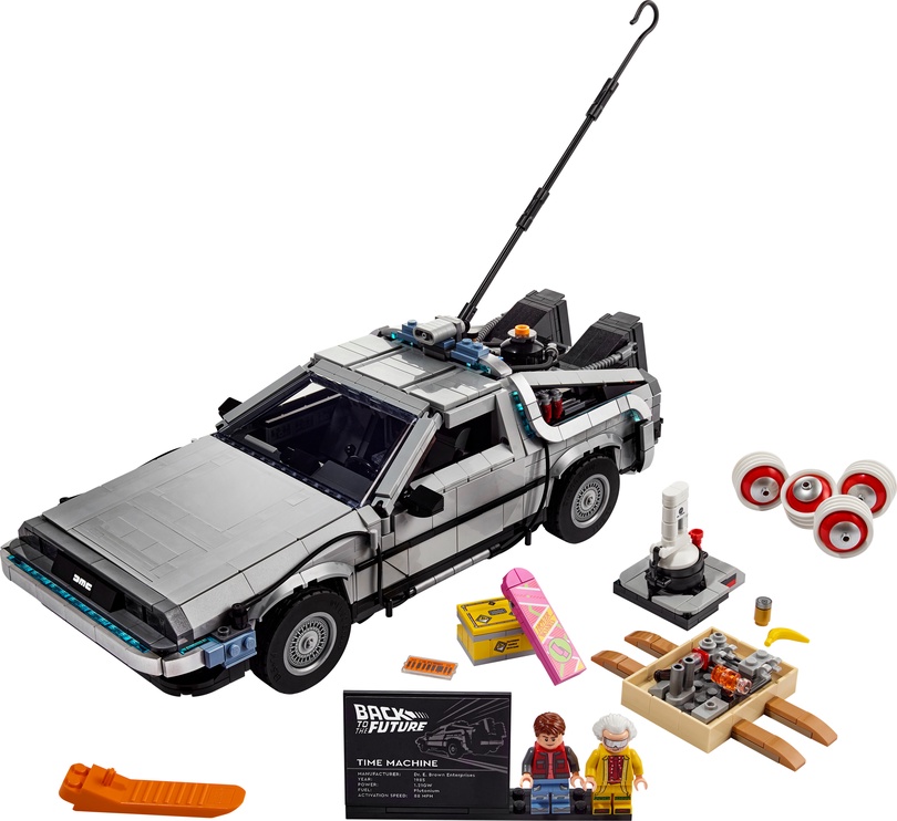Konstruktor LEGO Icons „Tagasi tulevikku“ ajamasin 10300