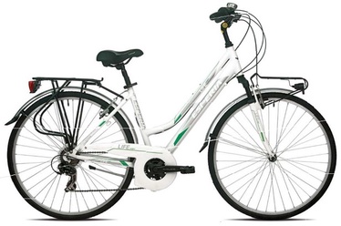 Jalgratas Esperia Life Comfort 6200D, naiste, valge, 28"