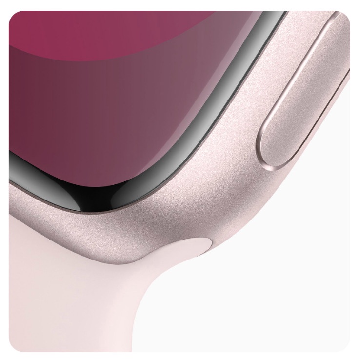 Умные часы Apple Watch Series 9 GPS + Cellular 41mm Pink Aluminium Light Pink Sport Band M/L, розовый