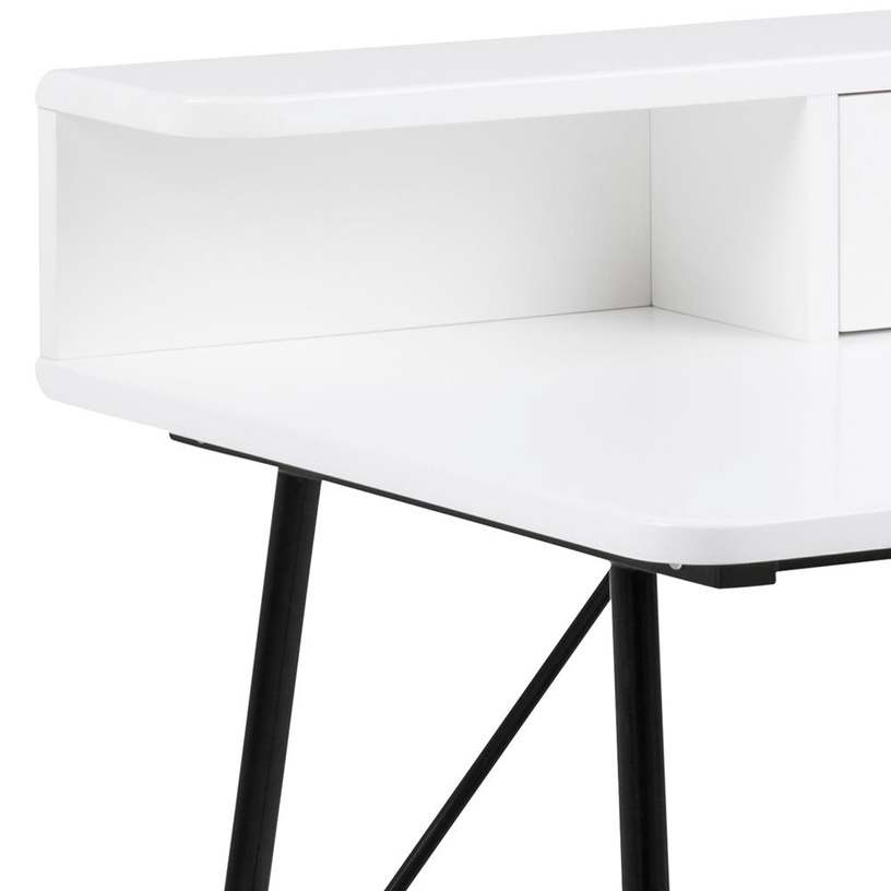 Письменный cтолы Home4you Pascal AC72288, белый/черный