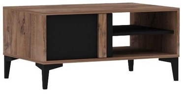 Kafijas galdiņš Kalune Design Sonay, priežu/antracīta, 90 cm x 60 cm x 45 cm
