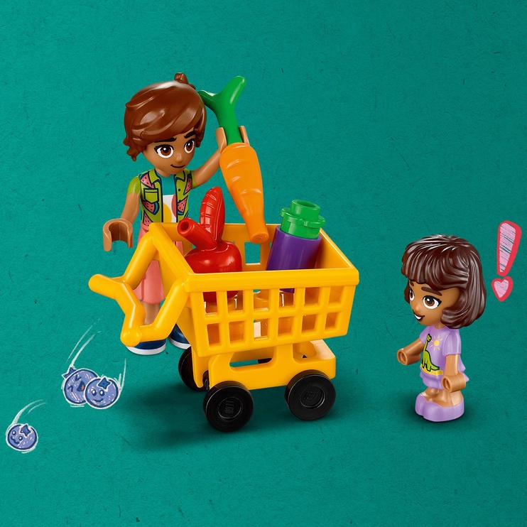 Konstruktors LEGO® Friends Ekoloģiskās pārtikas veikals 41729, 830 gab.