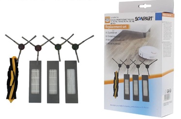 Lisa, lisatarvikute komplekt robottolmuimejale Scanpart Replacement Set Suitable For Ecovacs Deebot