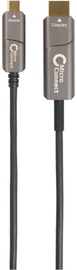 Kabelis MicroConnect USB Type-C, HDMI, 20 m, ruda/juoda