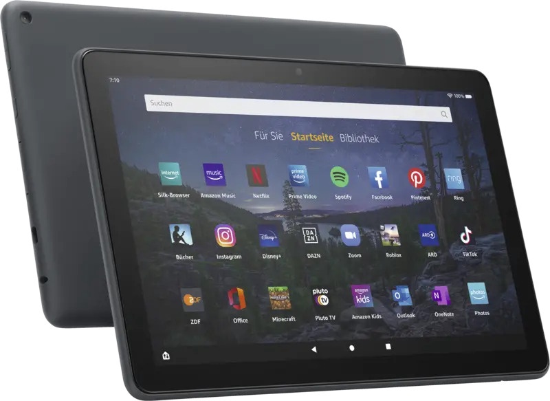 Tahvelarvuti Amazon Fire HD10 Plus, must, 10.1", 4GB/32GB