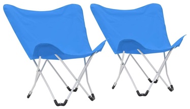 Saliekams krēsls VLX Butterfly Camping, zila