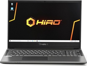 Portatīvais dators Hiro BX151 NBC-BX1513I3-H01 PL, Intel® Core™ i3-1115G4, 8 GB, 512 GB, 15.6 ", Intel UHD Graphics, tumši pelēka