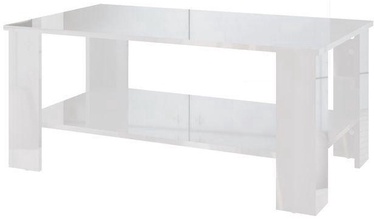 Kafijas galdiņš Tuckano Glance Law, balta, 700 mm x 100 mm x 400 mm