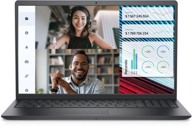 Sülearvuti Dell Vostro 15 3520 N5305PVNB3520EMEA01_3YPSNO, Intel® Core™ i7-1255U, 16 GB, 512 GB, 15.6 "
