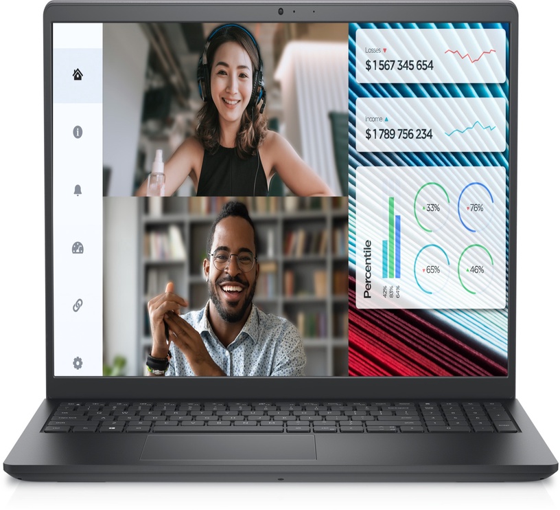 Sülearvuti Dell Vostro 15 3520 N5305PVNB3520EMEA01_3YPSNO, Intel® Core™ i7-1255U, 16 GB, 512 GB, 15.6 "