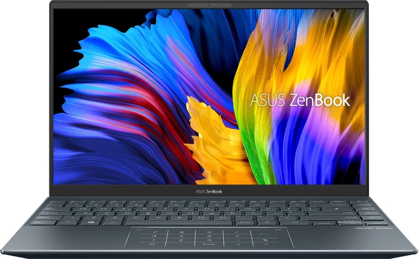 Portatīvais dators Asus Zenbook UM425QA-KI164W, AMD Ryzen™ 5 5600H, 8 GB, 512 GB, 14 ", AMD Radeon Vega 7, pelēka