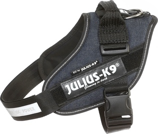 Koerte traksid Trixie Julius-K9 IDC, sinine/must, 580 - 760 mm x 40 mm, M-L