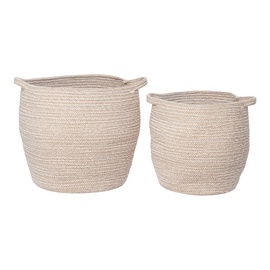 Korvide komplekt, esemete hoidmiseks/taimedele House Nordic Lamas, beež, 31 x 31 x 31 cm