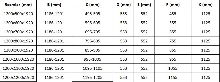 Душевая кабина Mexen Lima 856-085-090-01-00, прямоугольная, без поддона, 90 см x 85 см x 190 см