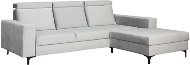 Stūra dīvāns-gulta Bodzio Sydney TSYNP-P13, pelēka, labais, 195 x 257 cm x 92 cm