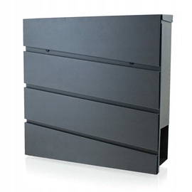 Postkast Bituxx B2M 3327, grafiit, 11 cm x 37 cm x 37 cm