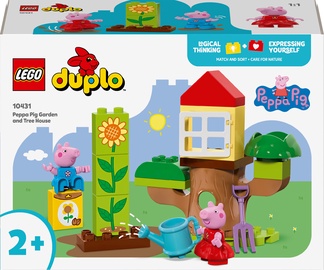 Konstruktor LEGO® Duplo Põrsas Peppa aed ja puumaja 10431