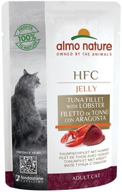 Влажный корм для кошек Almo Nature HFC Jelly, морепродукты/тунец, 0.055 кг