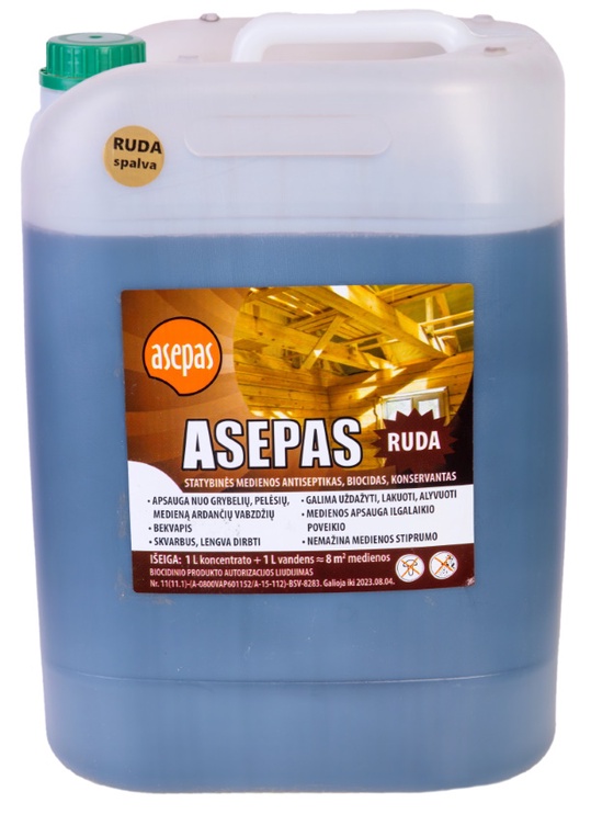 Антисептик Asepas, коричневый, 10 l