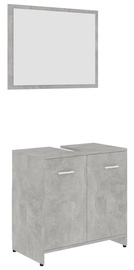 Vannitoa mööblikomplekt VLX 802583, hall, 33 x 60 cm x 58 cm