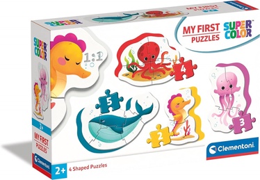 Dėlionė Clementoni My First Puzzles Sea Life 20835, įvairių spalvų