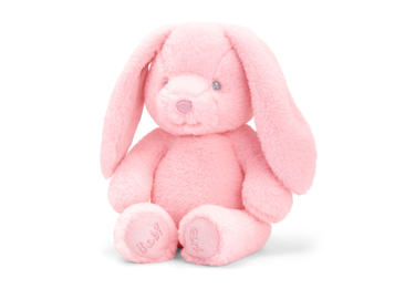 Плюшевая игрушка Keel Toys Baby Rabbit Girl, розовый, 25 см