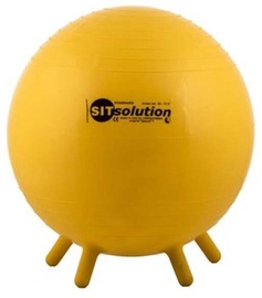 Гимнастический мяч Pezzi Maxafe 10207392, желтый, 45 см
