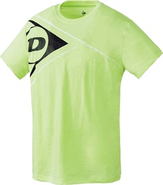 Футболка, мужские Dunlop Club Tee Big, зеленый, L