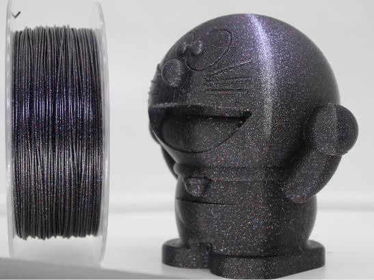 Расходные материалы для 3D принтера Gembird PLA Three Galaxy, 340 м, черный