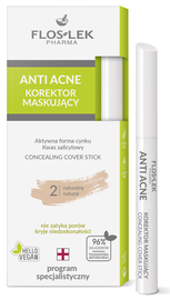 Корректор Floslek Anti Acne 02 Natural, 15 мл