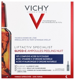 Ampulės moterims Vichy LiftActiv Specialist Glyco-C Night Peel, 20 ml