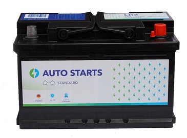 Akumulators Auto Starts Standart, 12 V, 72 Ah, 680 A
