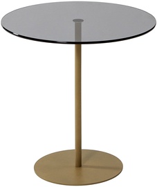 Журнальный столик Kalune Design Chill-Out, золотой/темно-серый, 50 см x 50 см x 50 см